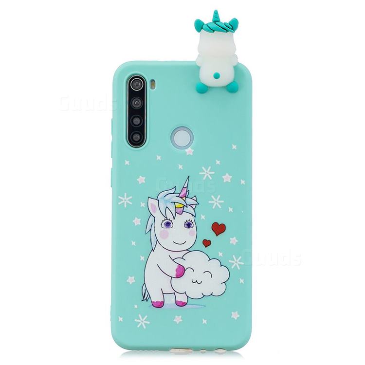 Heart Unicorn Soft 3D Climbing Doll Soft Case for Mi Xiaomi Redmi Note 8T