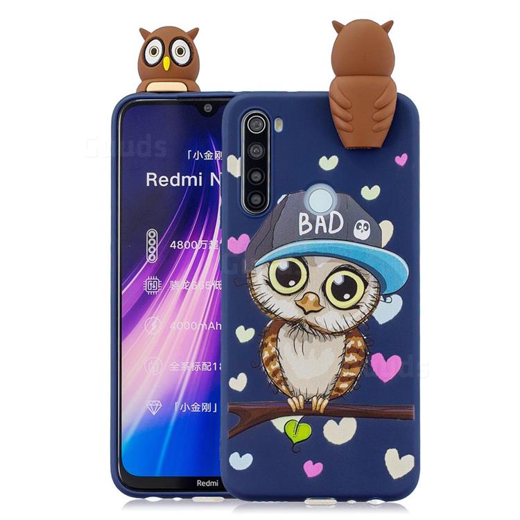 Bad Owl Soft 3D Climbing Doll Soft Case for Mi Xiaomi Redmi Note 8T