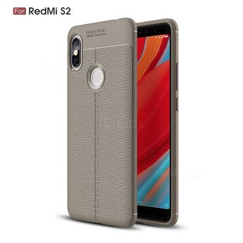 Luxury Auto Focus Litchi Texture Silicone TPU Back Cover for Mi