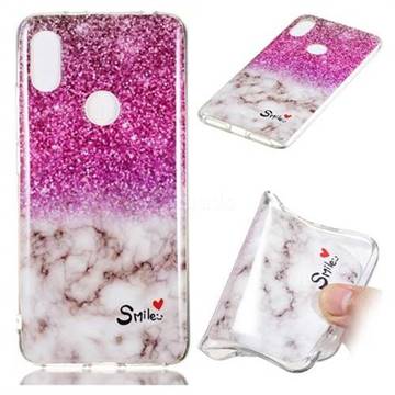 Love Smoke Purple Soft TPU Marble Pattern Phone Case for Mi Xiaomi Redmi S2 (Redmi Y2)