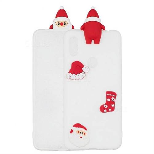 White Santa Claus Christmas Xmax Soft 3D Silicone Case for Mi Xiaomi Redmi S2 (Redmi Y2)