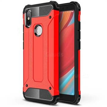 King Kong Armor Premium Shockproof Dual Layer Rugged Hard Cover for Mi Xiaomi Redmi S2 (Redmi Y2) - Big Red