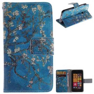 Apricot Tree PU Leather Wallet Case for Nokia Lumia 530 N530