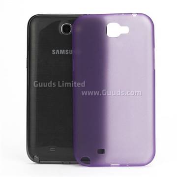 Frosted Ultra-Thin 0.4mm Hard Case for Samsung Galaxy Note 2 / Note II N7100 Case - Purple