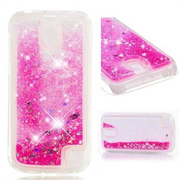 Dynamic Liquid Glitter Quicksand Sequins TPU Phone Case for Nokia 1 - Rose