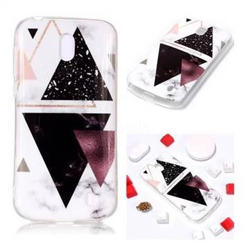 Four Triangular Soft TPU Marble Pattern Phone Case for Nokia 1