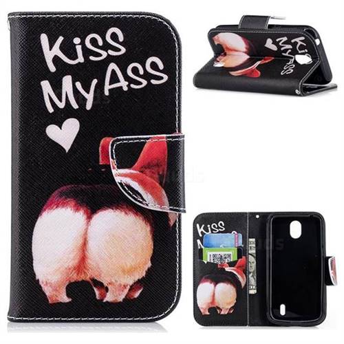 Lovely Pig Ass Leather Wallet Case for Nokia 1