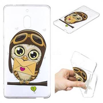 Envelope Owl Super Clear Soft TPU Back Cover for Nokia 2.1