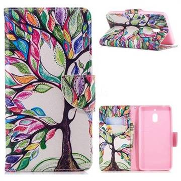 The Tree of Life Leather Wallet Case for Nokia 2.1