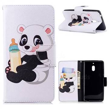 Baby Panda Leather Wallet Case for Nokia 2.1