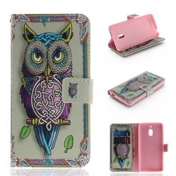 Weave Owl PU Leather Wallet Case for Nokia 2.1