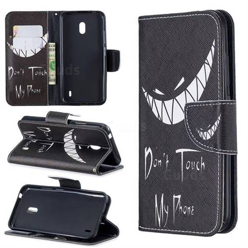 Crooked Grin Leather Wallet Case for Nokia 2.2