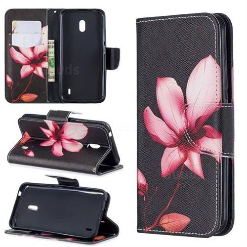 Lotus Flower Leather Wallet Case for Nokia 2.2