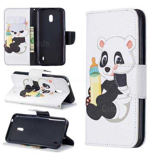 Baby Panda Leather Wallet Case for Nokia 2.2