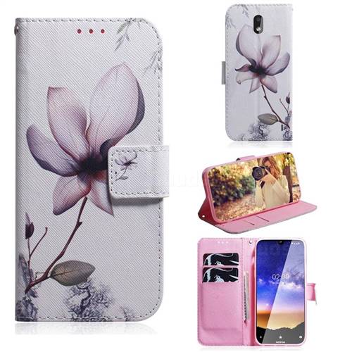 Magnolia Flower PU Leather Wallet Case for Nokia 2.2