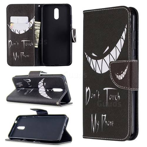Crooked Grin Leather Wallet Case for Nokia 2.3