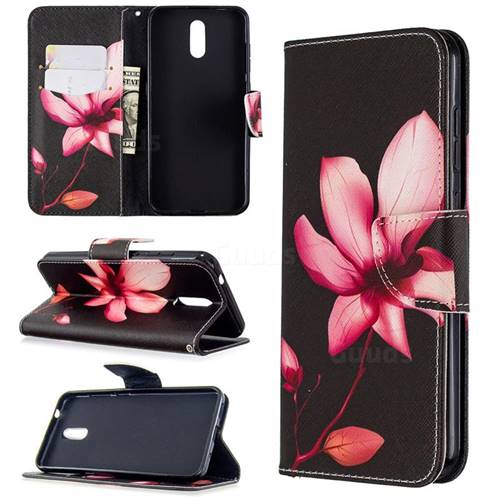 Lotus Flower Leather Wallet Case for Nokia 2.3
