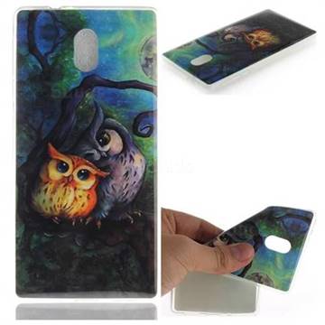 Oil Painting Owl IMD Soft TPU Back Cover for Nokia 3 Nokia3