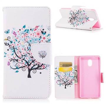 Colorful Tree Leather Wallet Case for Nokia 3 Nokia3