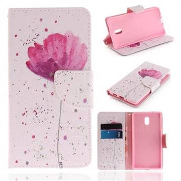 Purple Orchid PU Leather Wallet Case for Nokia 3 Nokia3