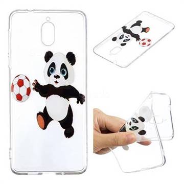 Football Panda Super Clear Soft TPU Back Cover for Nokia 3.1