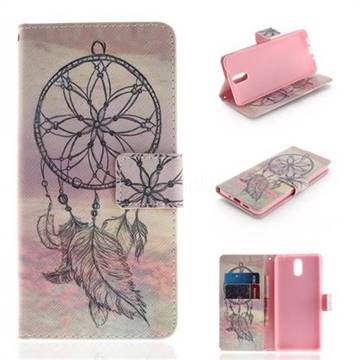Dream Catcher PU Leather Wallet Case for Nokia 3.1