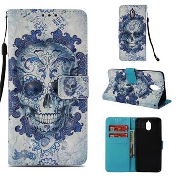 Cloud Kito 3D Painted Leather Wallet Case for Nokia 3.1