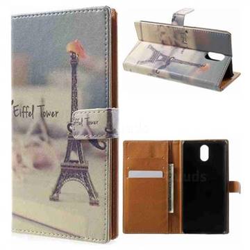 Eiffel Tower Leather Wallet Case for Nokia 3.1