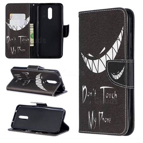 Crooked Grin Leather Wallet Case for Nokia 3.2