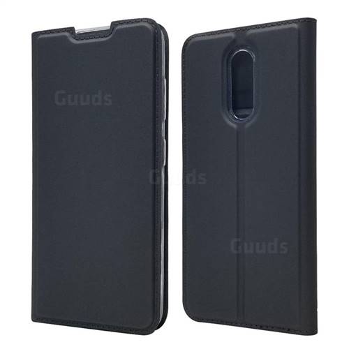 Ultra Slim Card Magnetic Automatic Suction Leather Wallet Case for Nokia 3.2 - Star Grey