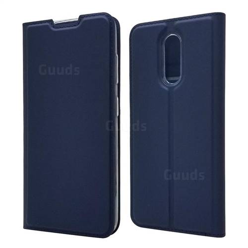 Ultra Slim Card Magnetic Automatic Suction Leather Wallet Case for Nokia 3.2 - Royal Blue