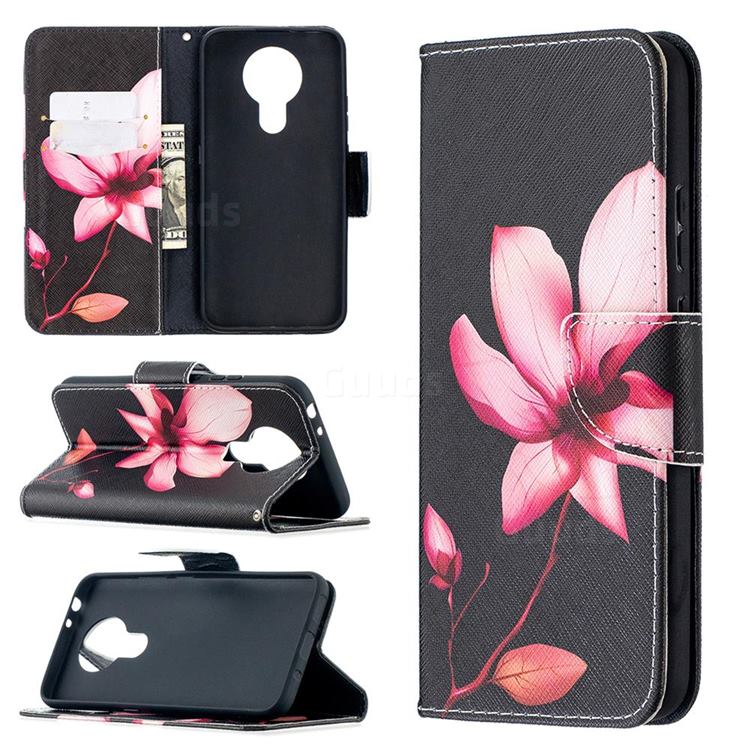 Lotus Flower Leather Wallet Case for Nokia 3.4
