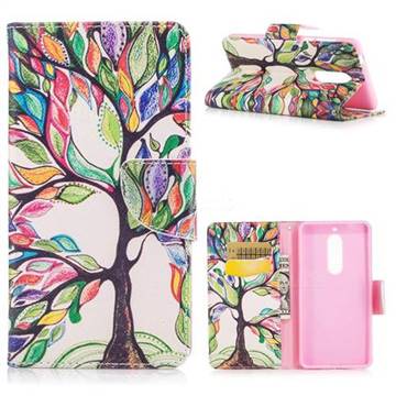 The Tree of Life Leather Wallet Case for Nokia 5 Nokia5