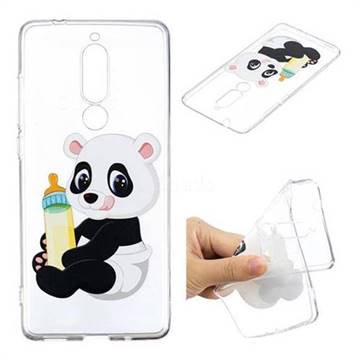 Baby Panda Super Clear Soft TPU Back Cover for Nokia 5.1