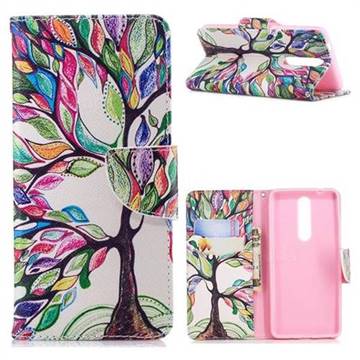 The Tree of Life Leather Wallet Case for Nokia 5.1