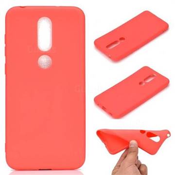 Candy Soft TPU Back Cover for Nokia 5.1 Plus (Nokia X5) - Red