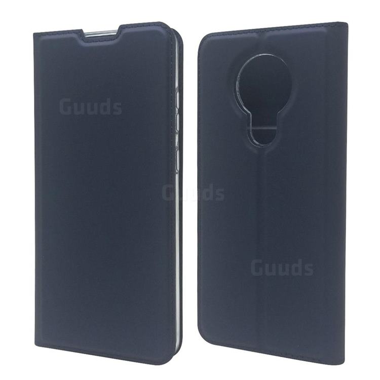 Ultra Slim Card Magnetic Automatic Suction Leather Wallet Case for Nokia 5.3 - Royal Blue