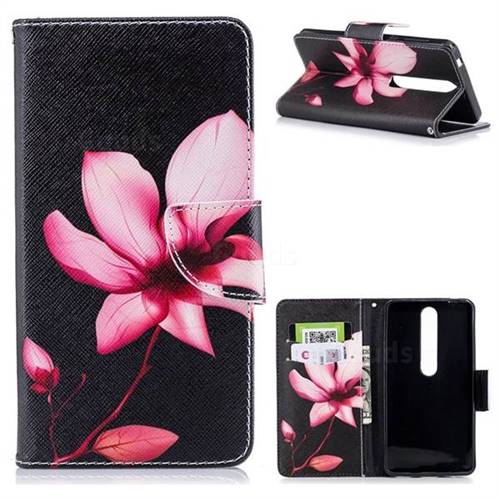 Lotus Flower Leather Wallet Case for Nokia 6 (2018)