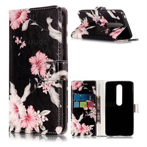 Azalea Flower PU Leather Wallet Case for Nokia 6 (2018)