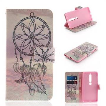 Dream Catcher PU Leather Wallet Case for Nokia 6.1