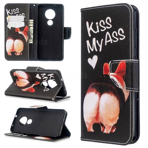 Lovely Pig Ass Leather Wallet Case for Nokia 6.2 (6.3 inch)