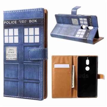 Police Box Leather Wallet Case for Nokia 7