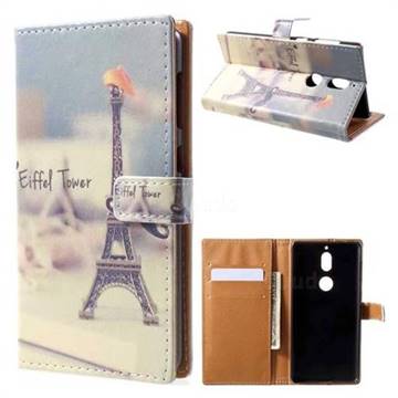Eiffel Tower Leather Wallet Case for Nokia 7