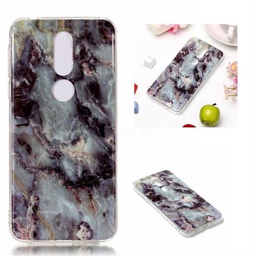 Rock Blue Soft TPU Marble Pattern Case for Nokia 7.1