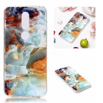 Fire Cloud Soft TPU Marble Pattern Phone Case for Nokia 7.1