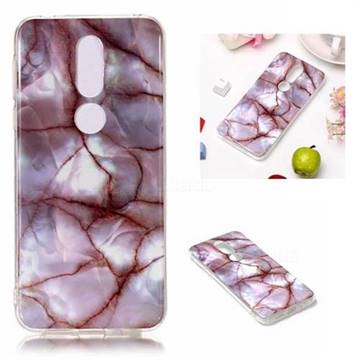 Earth Soft TPU Marble Pattern Phone Case for Nokia 7.1