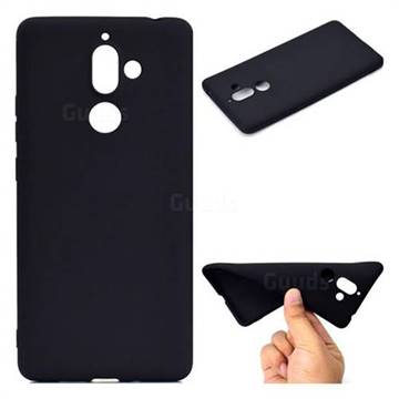 Candy Soft TPU Back Cover for Nokia 7 Plus - Black