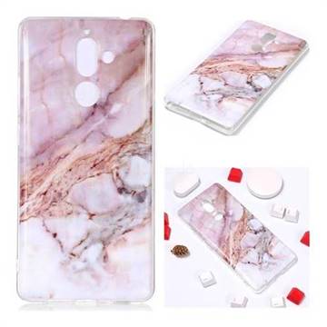 Classic Powder Soft TPU Marble Pattern Phone Case for Nokia 7 Plus