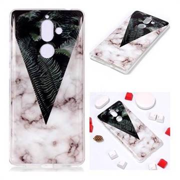 Leaf Soft TPU Marble Pattern Phone Case for Nokia 7 Plus