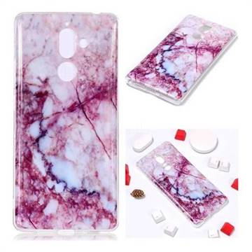 Bloodstone Soft TPU Marble Pattern Phone Case for Nokia 7 Plus